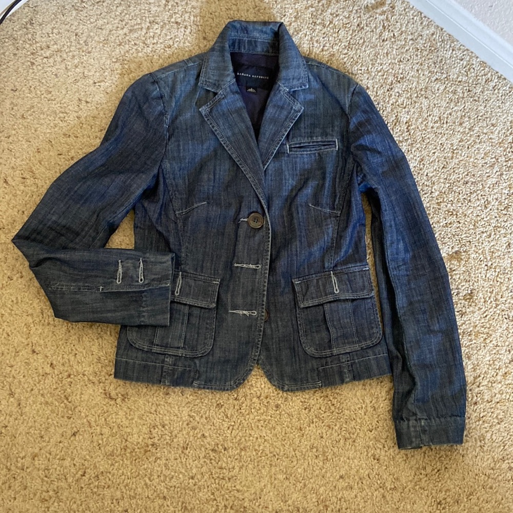 Banana Republic Denim Blazer